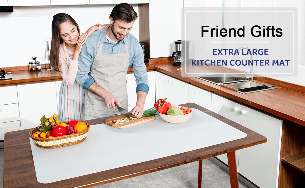 custom silicone counter mat