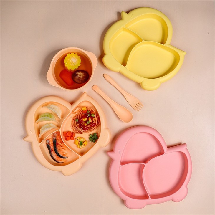 Silicone Dinner Plate For Kids